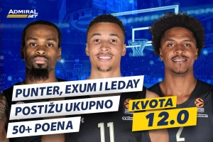 Partizan protiv Valensije, može kvota 12, a može i 17 u AdmiralBetu!